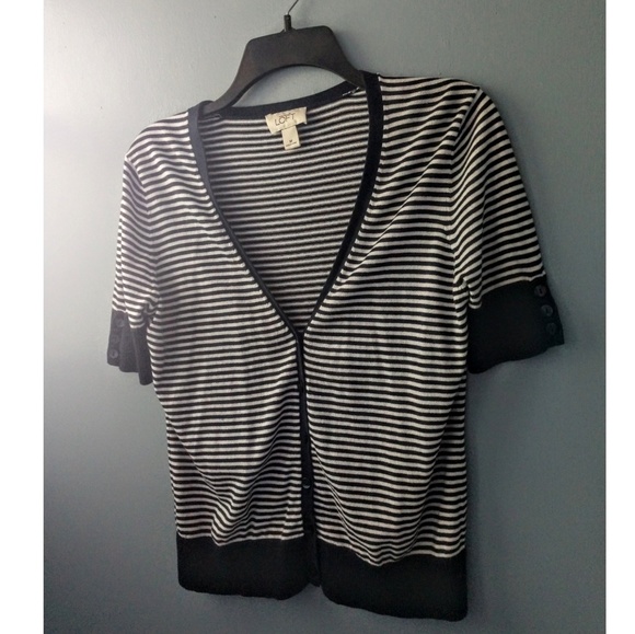 Ann Taylor Loft Striped Cardigan (Comfy + Chic!!) - Picture 1 of 6